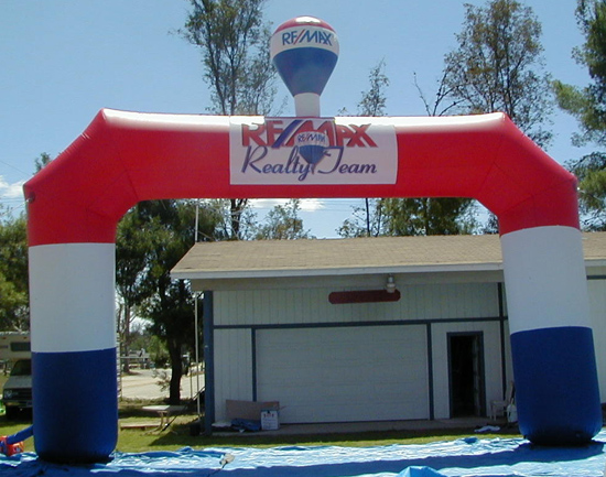 Our Recent Creations ReMax Arch with Hot Air Balloon